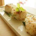 あっぷるカモミール's cooksnap of when they made 三つ葉が香る塩麹さんの焼きおにぎり.