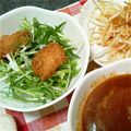 ばぶﾁｬﾝ's cooksnap of when they made 唐揚げと水菜のシャキシャキサラダ.