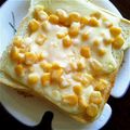 ばぶﾁｬﾝ's cooksnap of when they made ラク朝ご飯♡マヨコーンのトースト♡.