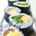 jenis's cooksnap of when they made 菜の花ごま和えヘルシー巻き寿司（恵方巻）.