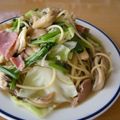 ぴくポン's cooksnap of when they made キャベツとしめじの和風パスタ.