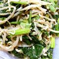 ♪ちいママ♪'s cooksnap of when they made ほうれん草ともやしの味噌炒め.