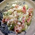 Naragon's cooksnap of when they made アボカドとエビのにんにく醤油マヨ.