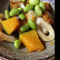 ほぴっと's cooksnap of when they made かぼちゃとひじきと竹輪の煮もの.