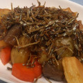 momo_kumi's cooksnap of when they made じゃがいもと筍の煮物にのっけてちりめん♪.