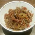 ゆびわん's cooksnap of when they made 蓮根＊人参＊ゴボウきんぴら.