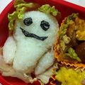 そんよら's cooksnap of when they made キャラ弁 なめこキャラ まさる.
