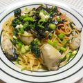 ゆうかりコアラ's cooksnap of when they made 大粒冷凍牡蠣で!!バター醤油パスタ.