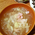 ヒロさんの嫁's cooksnap of when they made とろとろ白菜と生姜春雨スープ♪.