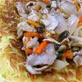 マスカル12's cooksnap of when they made 市販塩焼きそばde簡単！五目かた焼きそば.