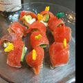 KANAママさん's cooksnap of when they made サーモン&クリチ&アボガドのピンチョス.