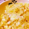 やまぷん's cooksnap of when they made アンチョビとにんにくでスペイン風ポテサラ.