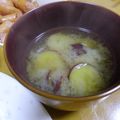 ゆけり３兄弟's cooksnap of when they made さつまいもの☆味噌汁☆.