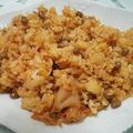 おりがみkidsママ's cooksnap of when they made 簡単☆キムチ納豆チャーハン！.