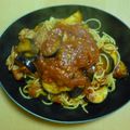 マリコロスケ's cooksnap of when they made なすとベーコンとトマトとのパスタ.