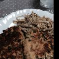 kozu310's cooksnap of when they made 簡単！余ったセロリの葉でハンバーグ☆.