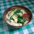 ノンタンオンマ's cooksnap of when they made ニラ玉煮込みそうめん.