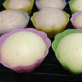 RT☆ママ's cooksnap of when they made HMひとくち 苺と練乳蒸しパン♡.