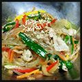 雨です's cooksnap of when they made 心のシンデレラの韓国家庭料理チャプチェ.
