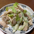 YUKIKI☆'s cooksnap of when they made セロリと蒸し鶏のスイチリマヨ和え.