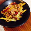 cooking38's cooksnap of when they made さつまいもと豚ロース肉のきんぴら♪.