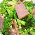 Rick_t's cooksnap of when they made 菜の花とスパムの卵炒め.
