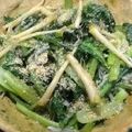 imocooking's cooksnap of when they made 甘くない、小松菜ゴマ和え.