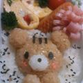 †張香†'s cooksnap of when they made キャラ弁*ポコンと埋め込みリスさん.