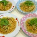 黒こっぺ's cooksnap of when they made 昆布茶が決めて♪水菜とツナのパスタ.
