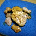 Galah's cooksnap of when they made さつまいもと鶏肉のオイスター煮.