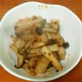かしこ＆かおちゃん's cooksnap of when they made ❤山芋ときのこのバター醤油炒め❤.
