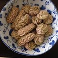 ポメちょん's cooksnap of when they made サックリ軽い口当たり＊あんこクッキー＊.