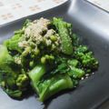 無冠の帝王's cooksnap of when they made 菜の花のからしあえ.