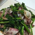 ナナヒカ's cooksnap of when they made ■菜の花とやりいかのソテー・バター醤油で.