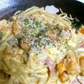 ぱるこ715's cooksnap of when they made 簡単！医大生のお手軽カルボナーラ.