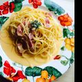 yuttyon's cooksnap of when they made シェフ直伝★簡単★絶品カルボナーラ.