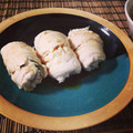 sakii0929's cooksnap of when they made 【ルクエ】鶏ささみの梅しそ巻き.