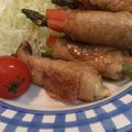 mashomasho's cooksnap of when they made 定番が美味しい♪アスパラの肉巻き^ ^.