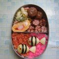 りすけお's cooksnap of when they made うずら卵で✿おさかなちゃん✿キャラ弁.
