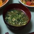 もり公's cooksnap of when they made ◆簡単◆豆苗の中華スープ♪.