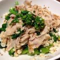 悠クマトラママ's cooksnap of when they made 菜の花と豚バラのガーリックソース和え.