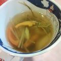 w^_.-w's cooksnap of when they made 水菜とセロリと赤パプリカのスープ.