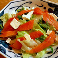 アズムギママ's cooksnap of when they made スモークサーモンサラダ.