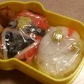 よん妻's cooksnap of when they made キャラ弁ゴーオンジャー＆ウルトラマン弁当.