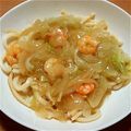 ベイバン's cooksnap of when they made ４分で完成！冷凍うどんのレタスあんかけ.