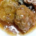 ユーロン's cooksnap of when they made れんこん入りつくねのあんかけ煮.