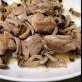 ちえちんと龍's cooksnap of when they made 簡単♪鶏肉とキノコの塩レモンバター炒め☆.