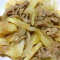riea1130's cooksnap of when they made じゃがいもと豚肉の炒めもの.