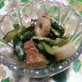 Luce☆'s cooksnap of when they made 小松菜と油揚げ卵とじ炒め.