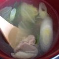 SEBBBU's cooksnap of when they made 簡単♡鶏肉と白菜の優しいスープ.